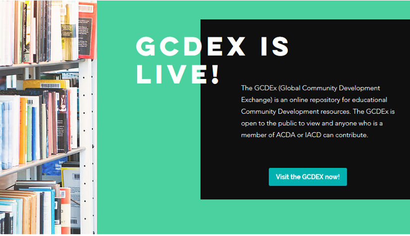 Check out the GLOBAL COMMUNITY DEVELOPMENT EXCHANGE