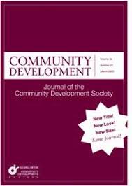 Latest issue of CDS journal ‘Community Development ‘ out