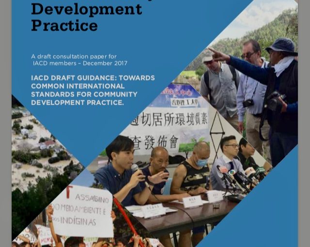 Draft Guidelines on Common International Standards for Community Development Practice