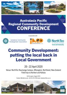 Get ready for the Australasia Pacific Regional Community Development Conference