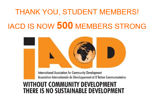 During the week of international youth day, IACD reaches 500 members — thanks to our students