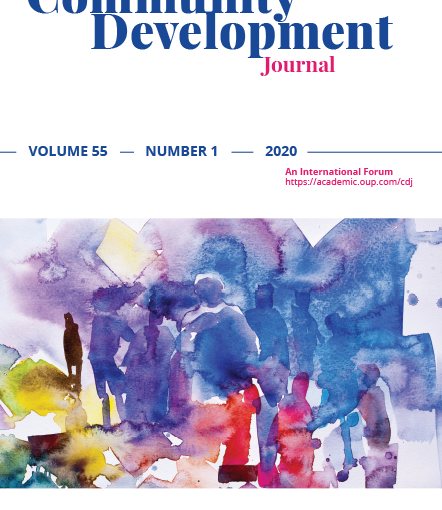 The January 2020 issue of the Community Development Journal is out!