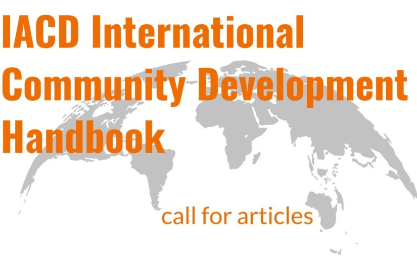 Call for Submissions — the IACD International Community Development Handbook