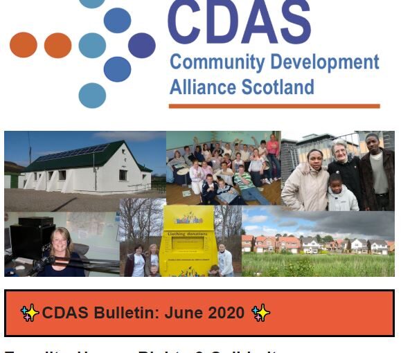 Community Development Alliance Scotland — New Bulletin and Events in Europe