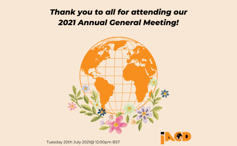 Thank you for attending IACD’s 2021 Annual General Meeting!