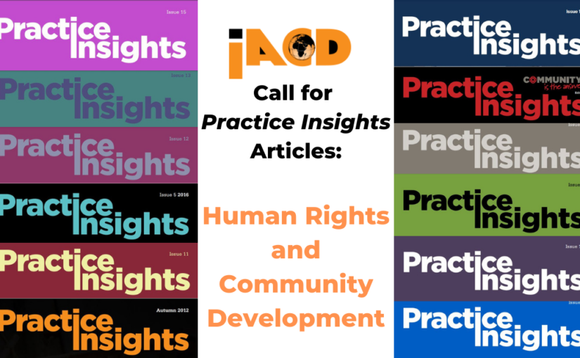 Call for Practice Insights articles: Human Rights and Community Development