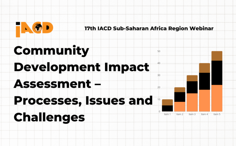 “Community Development Impact Assessment: Processes, Issues and Challenges” — recording and materials now available!