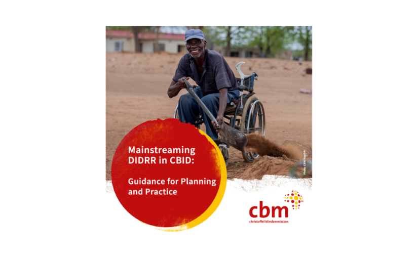 CBM Guidelines for Planning and Practice: Integrating DIDRR Into Community Development Programmes
