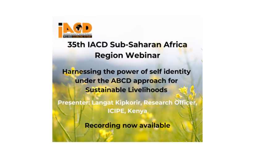 Recording now available: 35th IACD Sub-Saharan Africa Region Webinar